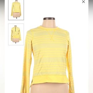 lululemon athletica Yellow Long Sleeve Top